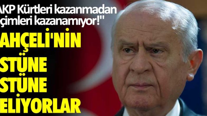 AKP Kürtleri kazanmadan seçimleri kazanamıyor! Bahçeli'nin üstüne üstüne geliyorlar