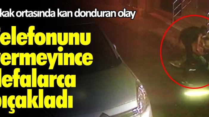 Esenler'de sokak ortasında dehşet! Telefonunu vermeyince defalarca bıçakladı