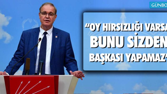 Öztrak: "Seçimi çalanlar bizleri oy çalmakla suçlama iddiasına girdiler"