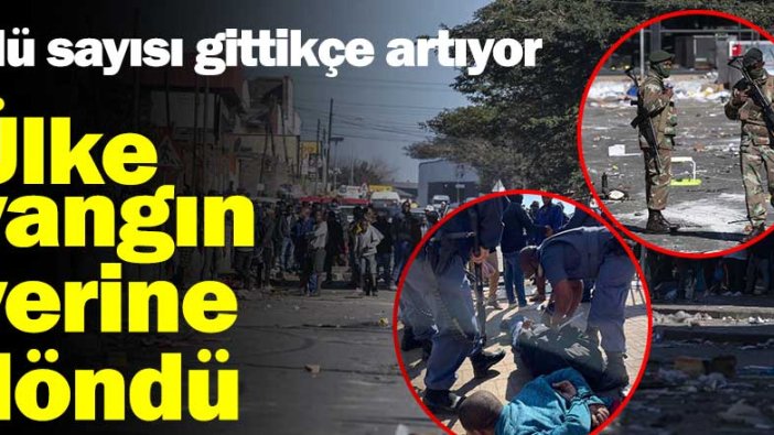 Güney Afrika yangın yerine döndü! Ölü sayısı gittikçe artıyor