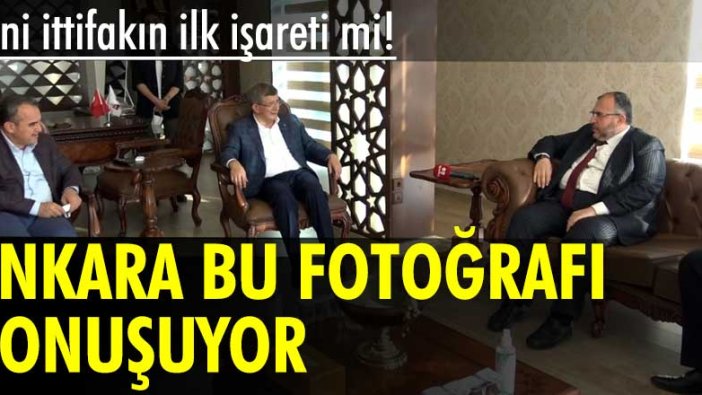 Yeni ittifakın ilk işareti mi! Ankara bu fotoğrafı konuşuyor