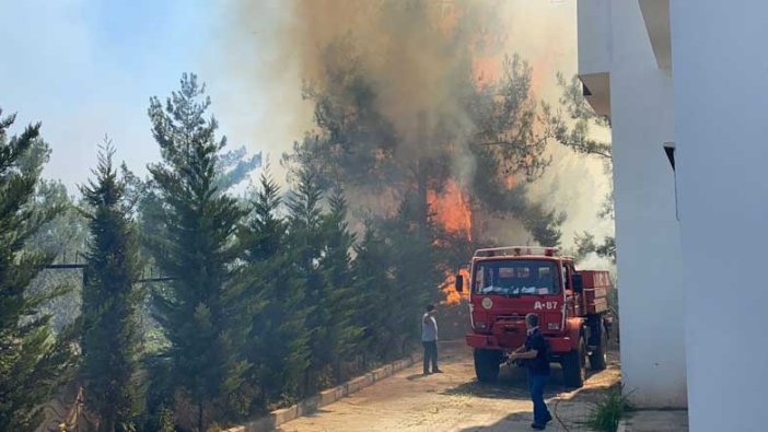 Osmaniye'de korkutan yangın!