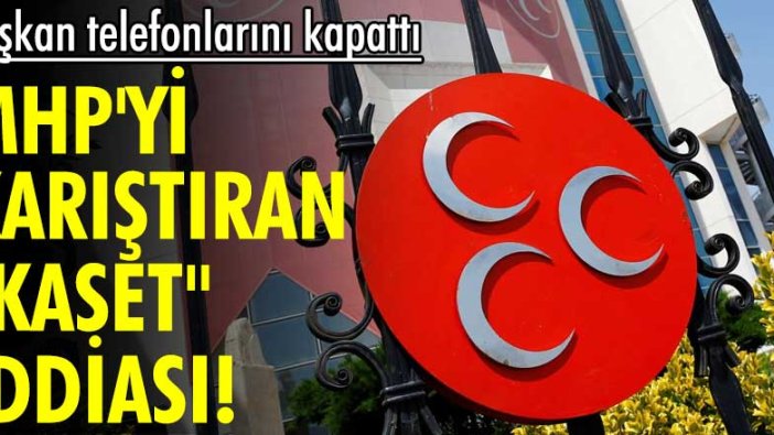 MHP Kocaeli İl Başkanı Aydın Ünlü görevden alındı. Kaset iddiası için gözler Genel Merkez'de