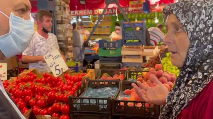 Kocaeli'de pazarcı kadın isyan etti! Ekonomi tıkırında diyenler bu videoyu izlesin