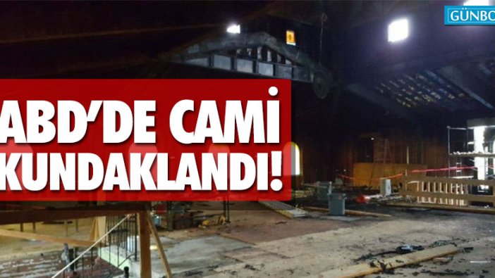 ABD’de Diyanet’e bağlı cami kundaklandı