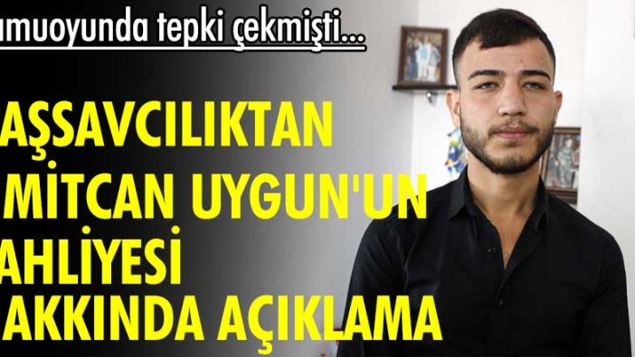 Kamuoyunda tepki çekmişti! Başsavcılıktan Ümitcan Uygun'un tahliyesi hakkında açıklama