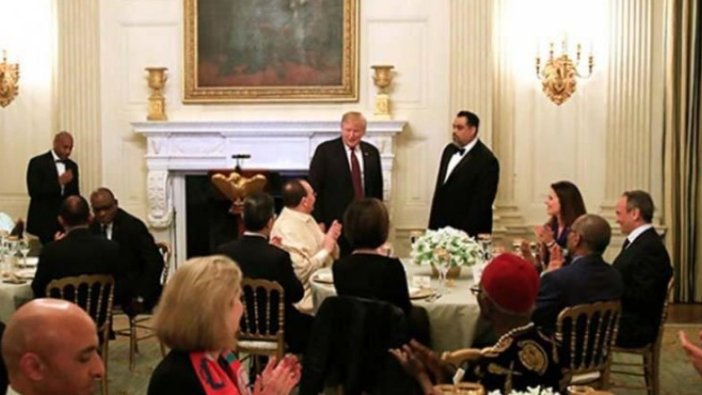 Donald Trump Beyaz Saray'da iftar verdi