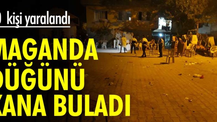 Mersin'de sokak düğününde maganda dehşeti! 10 kişi yaralandı