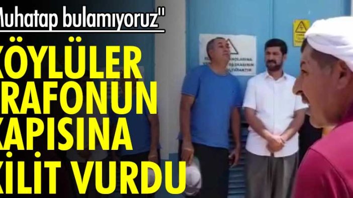 Şanlıurfa'da köylüler trafonun kapısına kilit vurdular!