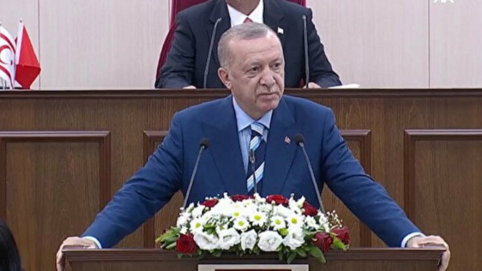 Cumhurbaşkanı Erdoğan Kıbrıs'ta açıklamalarda bulundu ve müjdelerini verdi...