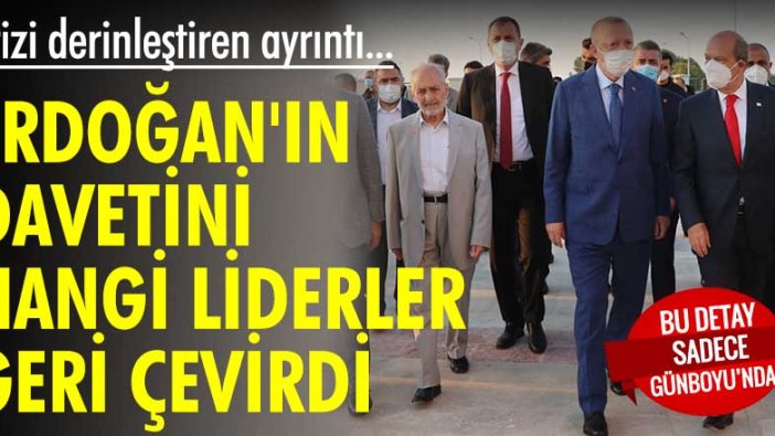 Erdoğan'ın davetini hangi liderler geri çevirdi! Krizi derinleştiren ayrıntı