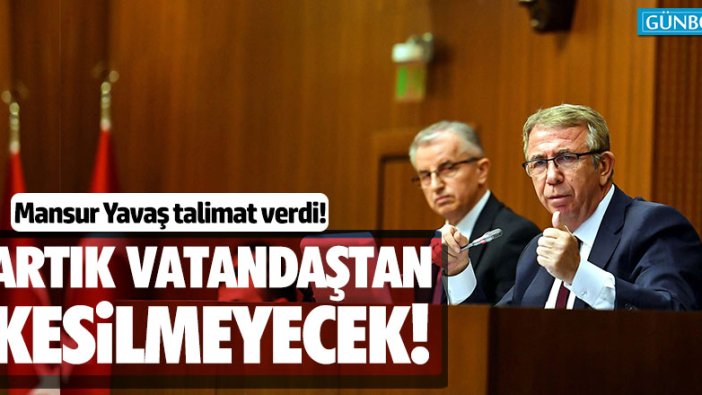 Ankara'da Yavaş’ın talimatıyla asfalt katılım paylarının tahsilatı durduruldu