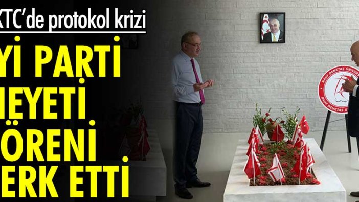 KKTC'de protokol krizi: İYİ Parti heyeti töreni terk etti