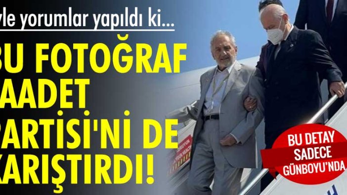 Öyle yorumlar yapıldı ki... Bu fotoğraf Saadet Partisi'ni de karıştırdı!