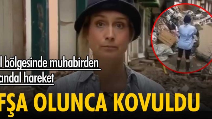 Afet bölgesinde muhabir  Susanna Ohlen'den skandal hareket! Gerçek ortaya çıkınca kovuldu