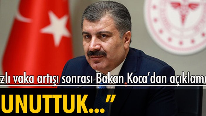 Bakan Koca'dan artan vaka sayılarına ilişkin yeni açıklama