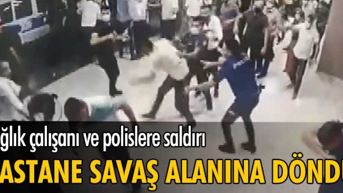 Diyarbakır'da hastanede polis ve sağlık çalışanlarına saldırı!