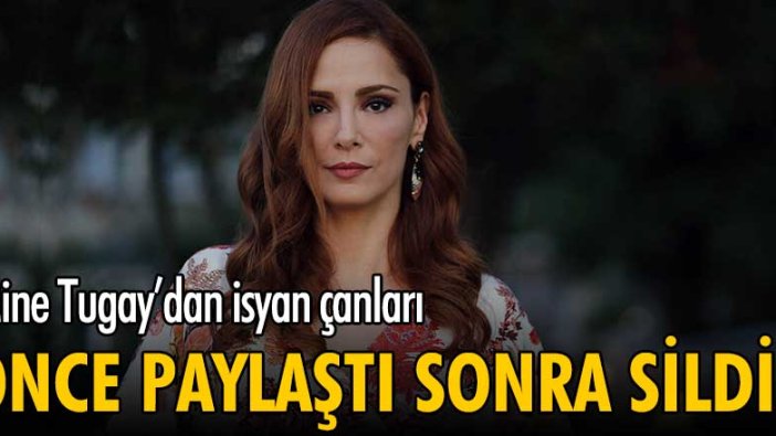 Mine Tugay'dan isyan çanları! Önce paylaştı sonra sildi!