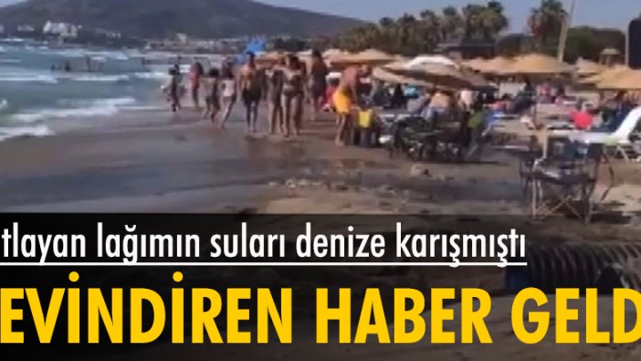 Kuşadası'nda lağımın karıştığı deniz suyu için 'temiz' raporu