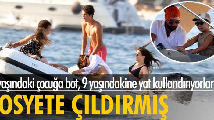 Sosyete çıldırdı! 7 yaşındaki çocuk bot, 9 yaşındaki çocuk yat kullanıyor