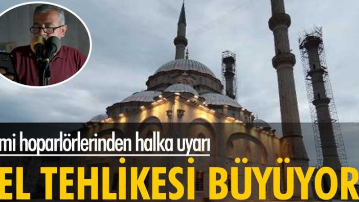 Sel tehlikesi büyüyor! Ordu'da cami hoparlörlerinden halka uyarı