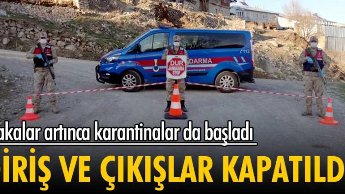 Ardahan'da koronavirüs nedeniyle bir köyde karantina başladı!