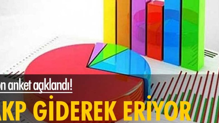 Son anket açıklandı! AKP giderek eriyor