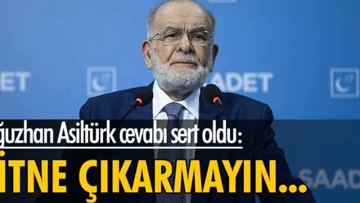 Temel Karamollaoğlu'nun Oğuzhan Asiltürk cevabı sert oldu: Fitne çıkarmayın...