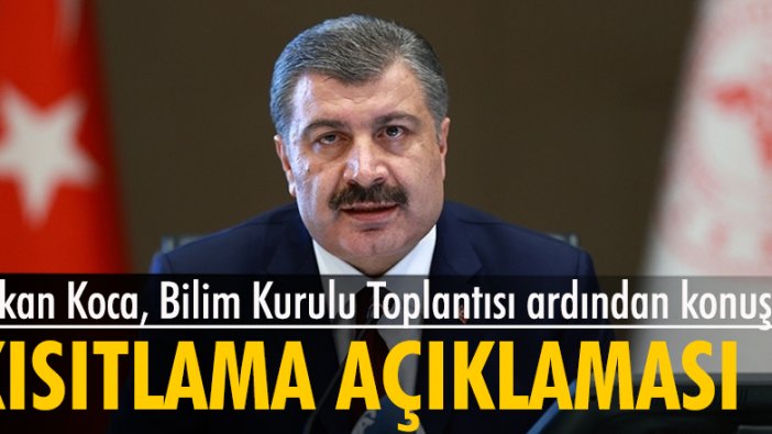 Bakan Koca açıklamalarda bulundu