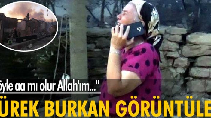 Manavgat'ta yürek burkan görüntüler