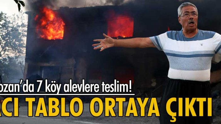 Adana Kozan'da acı tablo ortaya çıktı!