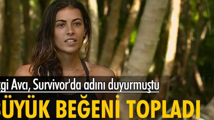 Ezgi Avcı, Survivor'da adını duyurmuştu! Büyük beğeni topladı