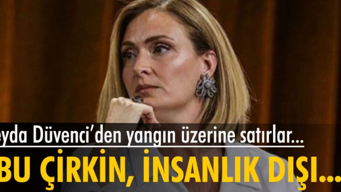 Ceyda Düvenci: Bu çirkin, insanlık dışı halimizden...