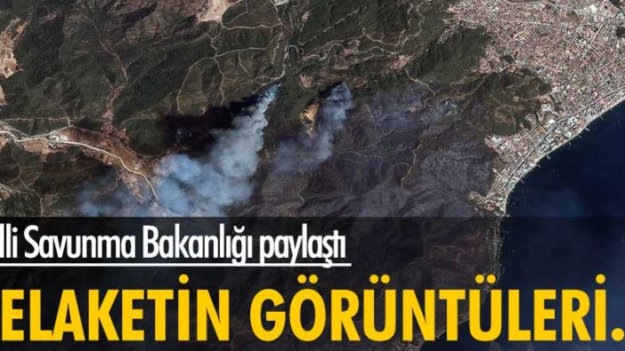 Milli Savunma Bakanlığı paylaştı! Felaketin görüntüleri...