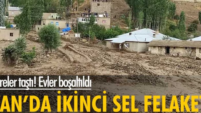 Van’da ikinci sel felaketi: Dereler taştı! Evler boşaltıldı