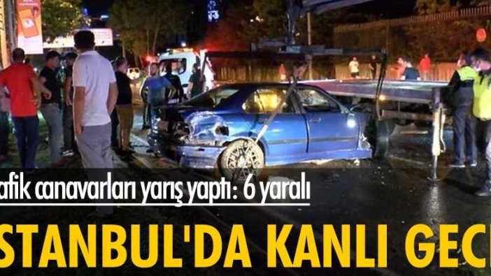 Trafik canavarları yarış yaptı: 6 yaralı