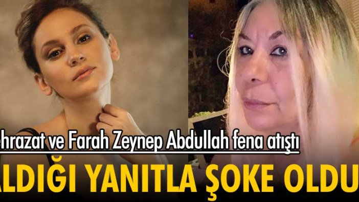 Şehrazat ve Farah Zeynep Abdullah fena atıştı! Aldığı yanıtla şoke oldu