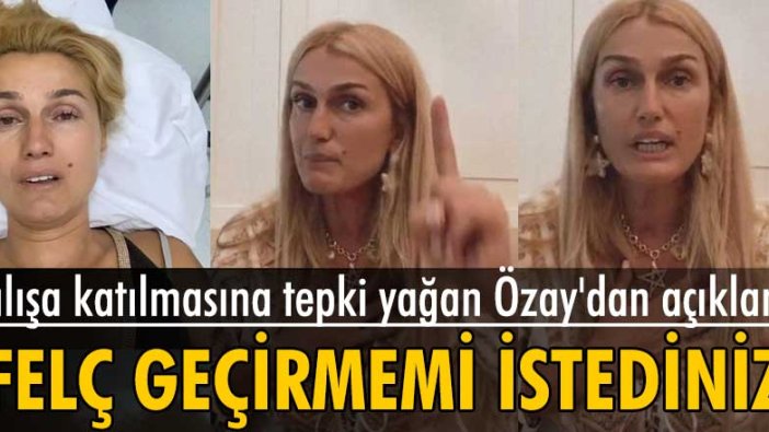 Açılışa katılmasına tepki yağan Tuğba Özay'dan açıklama: Felç geçirmemi istediniz