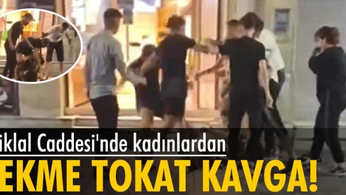 İstanbul'da kadınlardan tekme tokat kavga!  Saçından tutarak yerde sürükledi