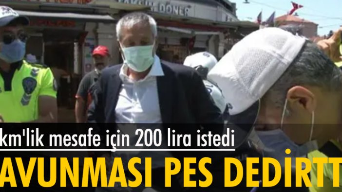 Turistlerin şikayet ettiği taksiciye bin 110 lira ceza kesildi