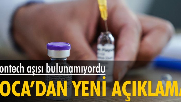 Bakan Koca'dan Biontech aşılarıyla ilgili yeni açıklama