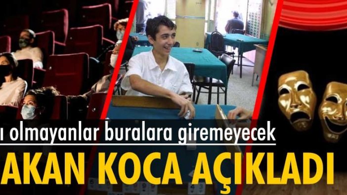 Sağlık Bakanı Fahrettin Koca açıkladı: Aş olmayanlar...