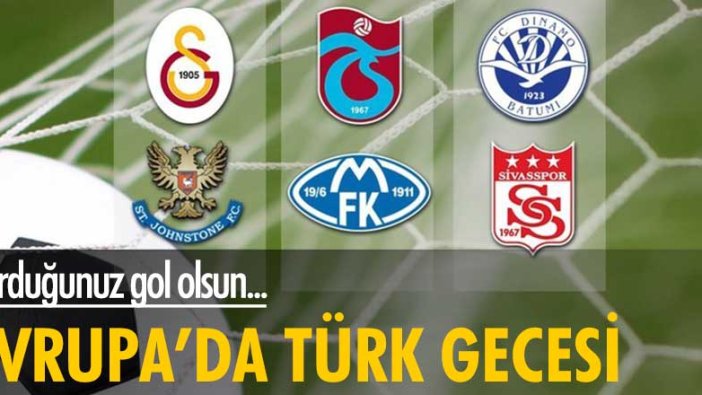 Avrupa'da Türk gecesi! Vurduğunuz gol olsun