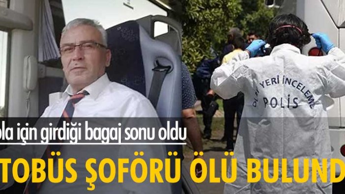 Mola için girdiği bagaj sonu oldu: Otobüs şoförü ölü bulundu