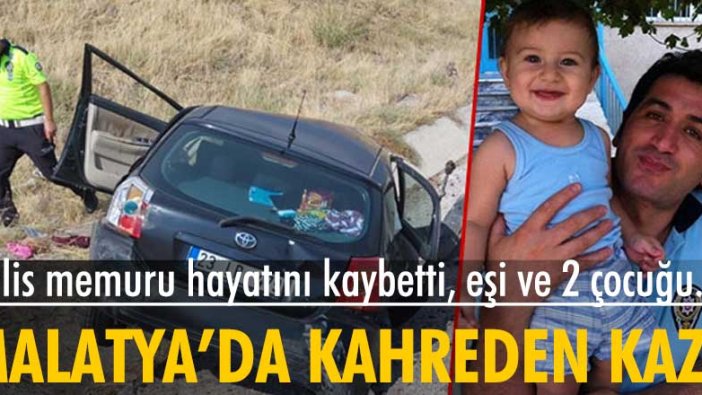 Polis memuru hayatını kaybetti, eşi ve 2 çocuğu...