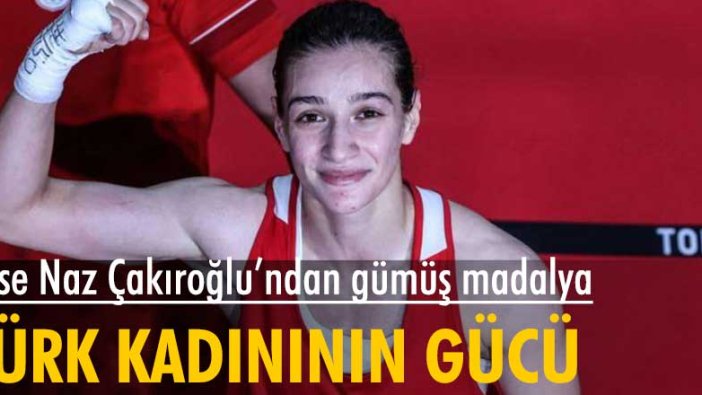 Buse Naz Çakıroğlu'ndan gümüş madalya...  Türk Kadınının gücü!