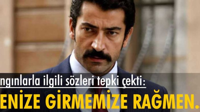 Yangınlarla ilgili sözleri tepki çekti: Denize girmemize rağmen...