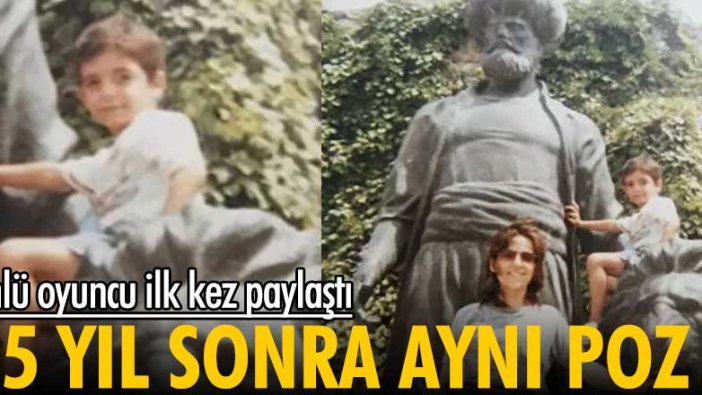 Ünlü oyuncu ilk kez paylaştı! 35 yıl sonra aynı poz