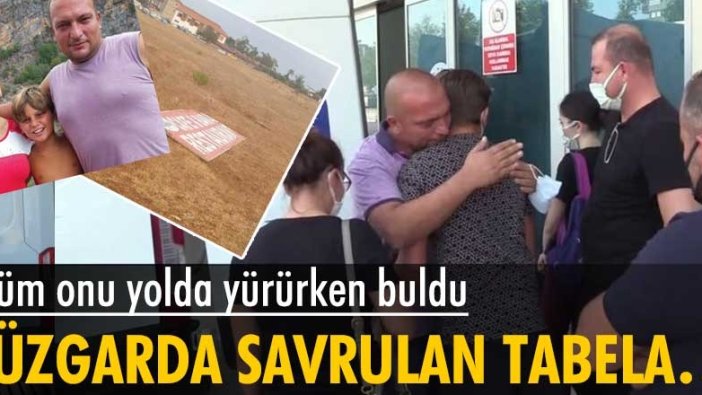 Ölüm onu yolda yürürken buldu! Rüzgarda savrulan tabela...