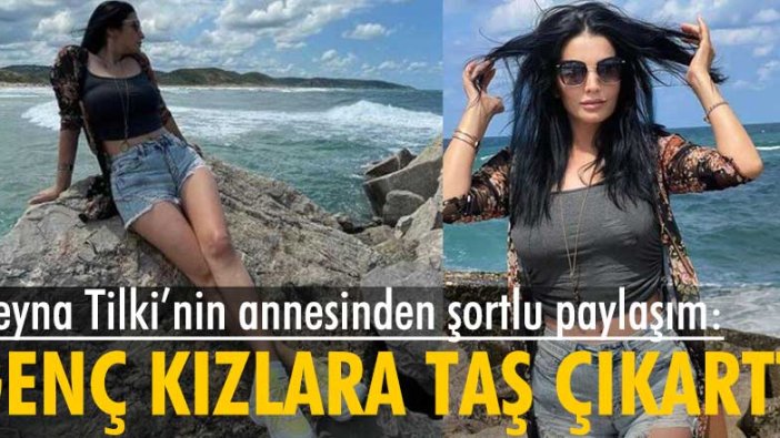 Aleyna Tilki'nin annesinden şortlu paylaşım... Genç kızlara taş çıkarttı